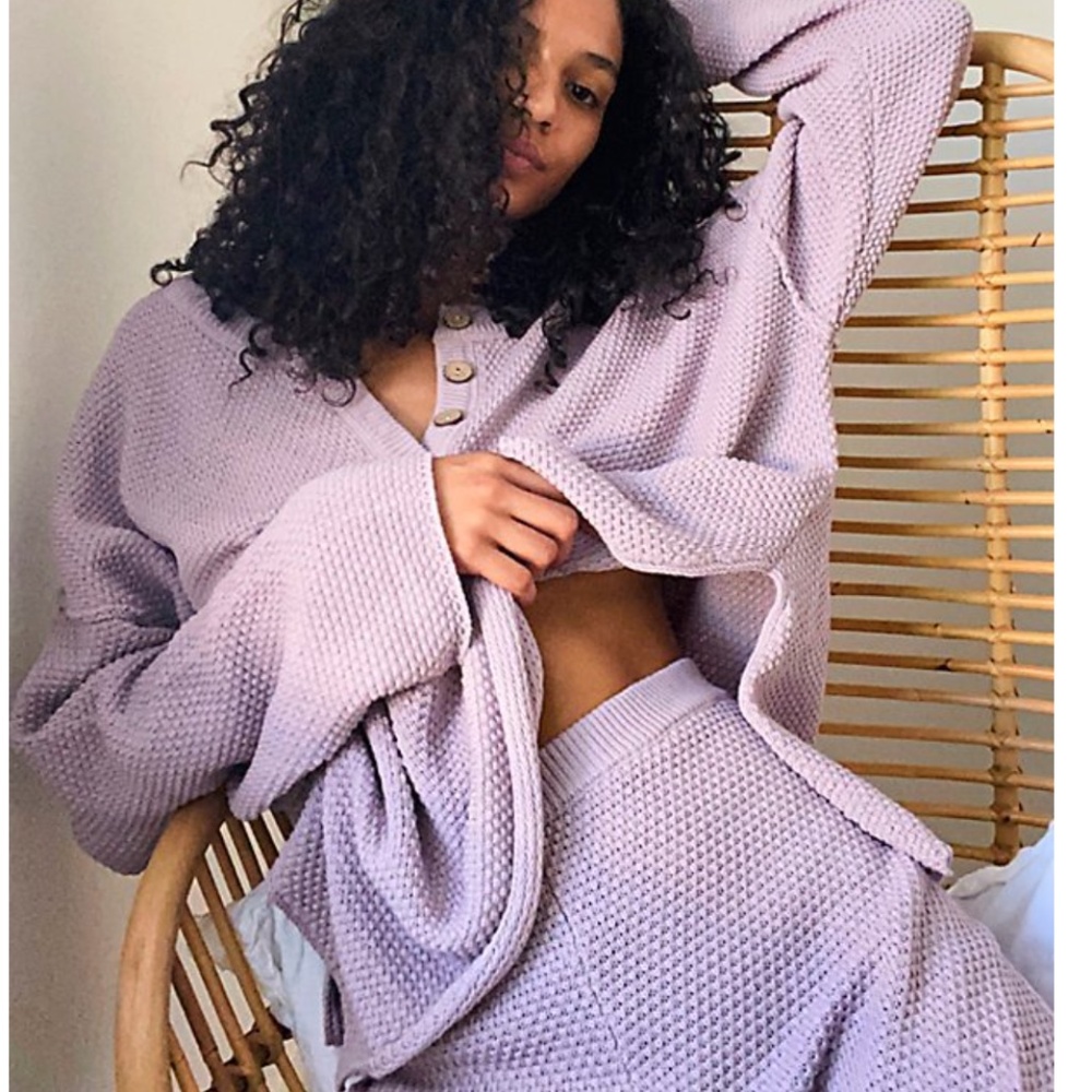 Free People Hailee Sweater *Sweater Only* Aloha Lilac